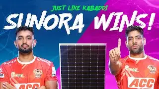 How to play kabaddi | Kabaddi players | Sunora Solar | Best Solar Panel #gujaratgiants