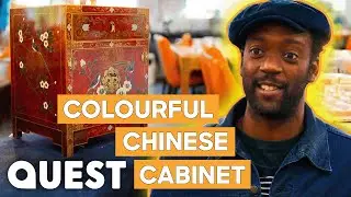 Will Jon’s Colourful Antique Chinese Cabinet Win The Challenge? | The Great Antiques Challenge