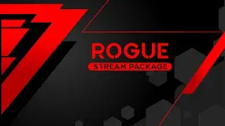 Animated Stream Overlay Package Rogue | Stream Designz