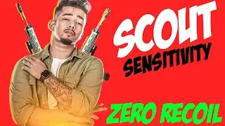 (2022) SCOUT GAMING LATEST SENSITIVITY 🔥ZERO RECOIL SENSITIVITY 2021 / SCOUT PUBG MOBILE
