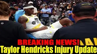 BREAKING: Taylor Hendricks Fractures Fibula and Dislocates Ankle in Jazz Loss - Utah Jazz News Today