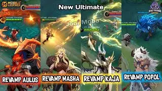 ALL UPCOMING REVAMP HERO & REVAMP SKINS IN MLBB - REVAMP KADITA, MIYA LEGEND, AULUS, MASHA, KAJA
