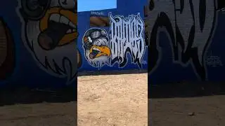 INSANELY COOL GRAFFITI PIECE! 💯 #graffitiart #graffiti #shorts