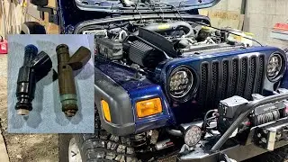 BOSCH 4-Hole FUEL INJECTOR INSTALL on JEEP 4.0