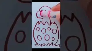 #shorts​ #drawing  #easydrawing #egg #dinosaur #baby #arttogo