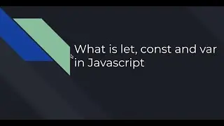 Difference between const, let and var in Javascript (Optional) (Nepali)