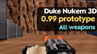Duke Nukem 3D 0.99 prototype - All weapons