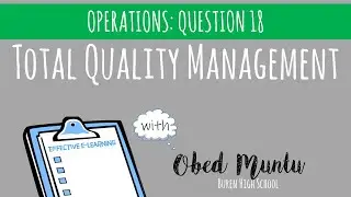 Q18 TQM ELEMENTS ON A LARGE BUSINESS