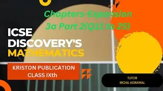 ICSE Dicovery 9#Expansion#Kriston Publication#Richa Agrawal