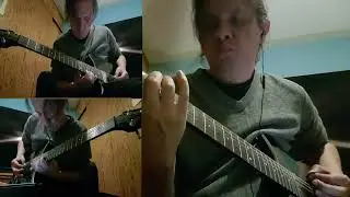 Amon Amarth - One Thousand Burning Arrows cover guitar and backing track drums