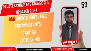 Flutter in Urdu | Create Const file for Containers Lecture 45 