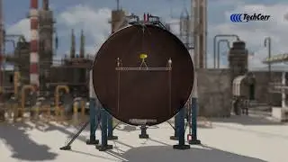 TechCorr- Inspección interna de esferas utilizando acceso por cuerdas