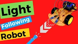 How to make a DIY light following robot car using arduino uno r3 LDR and L293D motor shield