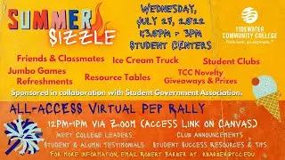 2022 Summer Virtual Pep Rally