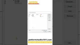 How to grade patterns with PAD system _ Grading Working Sizes [Digital Pattern Making] #shorts