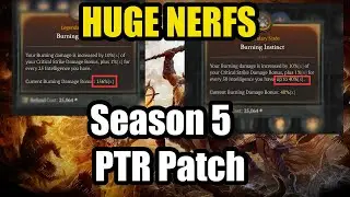 PTR Huge letdown for Incinerate Enjoyers - approx. 50% Damage nerf PTR Season 5 Diablo 4