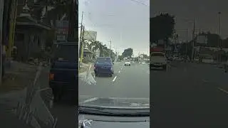 depan masjid moeldoko, panther vs panther bersenggolan