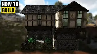 ARK: Medium Medieval House - How to Build | Tutorial