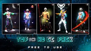 FREE FIRE TOP 10 QUALITY CC ❤️‍🔥| FREE FIRE CC PACK | TOP 10 HD CC ⬇️ 