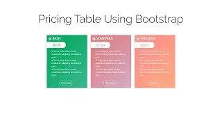 How to Create a Pricing Table Using Bootstrap
