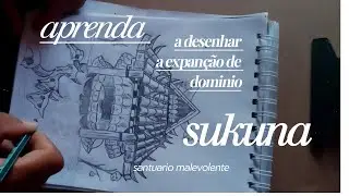 Como Desenhar o Domínio do Sukuna (Passo a Passo Completo) | Jujutsu Kaisen Tutorial de Desenho