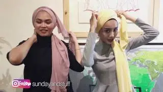 Turban tutorial - Amyra Adnan & Syaff (sundayandstuff)