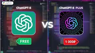 Платный vs Бесплатный ChatGPT-5 в Создании Телеграм ботов. Покупка ChatGPT-5 PLUS в России