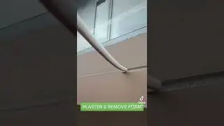 LED Plaster In Profile - Sky Light Installation #ledlights #ledprofile #ledstriplights #plastering