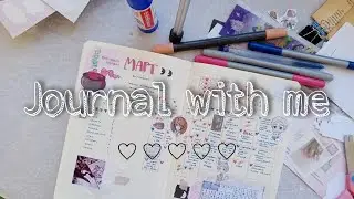 journal with me | оформляем ежедневник 🍑