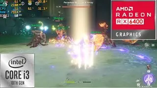i3 Gen 10100f RX 6400 Genshin Impact