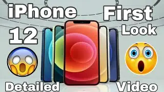 Apple iPhone 12 First Look Full detailed Video iPhone 12mini | iPhone 12 Max | iPhone 12 Max  Pro