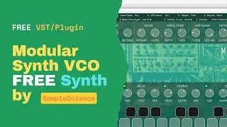 Modular Synth VCO - FREE Virtual Instrument Synth VST/Plugin by SampleScience 