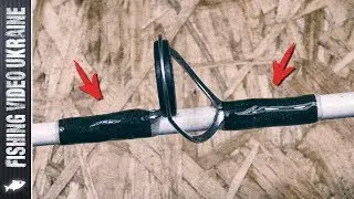 HOW TO REPLACE A RING ON A SPINNING ROD (WITH HANDY TOOLS) | FishingVideoUkraine