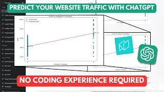 ChatGPT plugins | predict website traffic with multiple linear regression using Noteable plugin