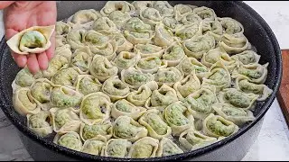 Steamed Ashak روش پختن آشک که هیچ باز نمیشود 🥰👍
