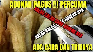 Cara Menggoreng Cakwe Ala Pedagang Aslinya  Yang Omsetnya Sembilan Jt Per Berulan