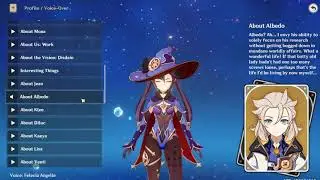 Mona talking about Albedo | Genshin Impact