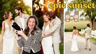 Behind the Scenes: Golden Hour Wedding Shoot