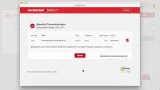 Paraşüt - Akbank Direkt Örnek İşlem