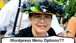 Wordpress Website Tips And Tricks - Wordpress Menu Options