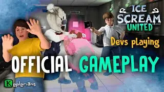 ICE SCREAM UNITED GAMEPLAY 🍧 DEVELOPERS PLAYING 🎮 Ice Scream MULTIPLAYER