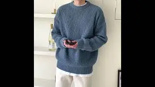 오버핏 램스울 하찌 라운드 니트 (11 color)