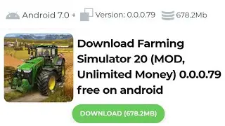 Download Farming Simulator 20 FS 20 (MOD, Unlimited Money) 0.0.0.79 free on android