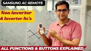 Samsung Ac Remote Settings | Samsung Ac Remote Buttons | Samsung Ac Remote Functions In Hindi