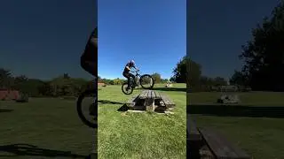 How to bunny hop a picnic bench!