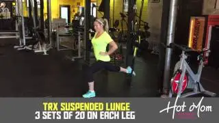 Sexy Sculpted Glues and Hamstrings - TRX Suspended Lunge