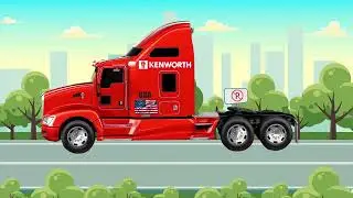 Trucks From Different Countries - Animation