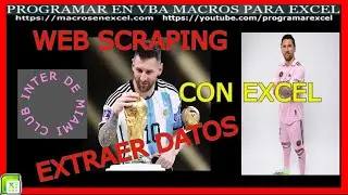 612 ❤️ WEBSCRAPING Obtener Datos 🔥 Jugadores INTER de MIAMI