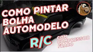 Pintura de Bolha RC com Compressor Fraco