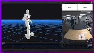 Visualized using Foxglove: The 1X EVE Humanoid